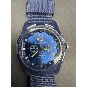 Gemius Army Quartz Military Watch With Blue Dial Face & Fabric Strap KM-101 40mm